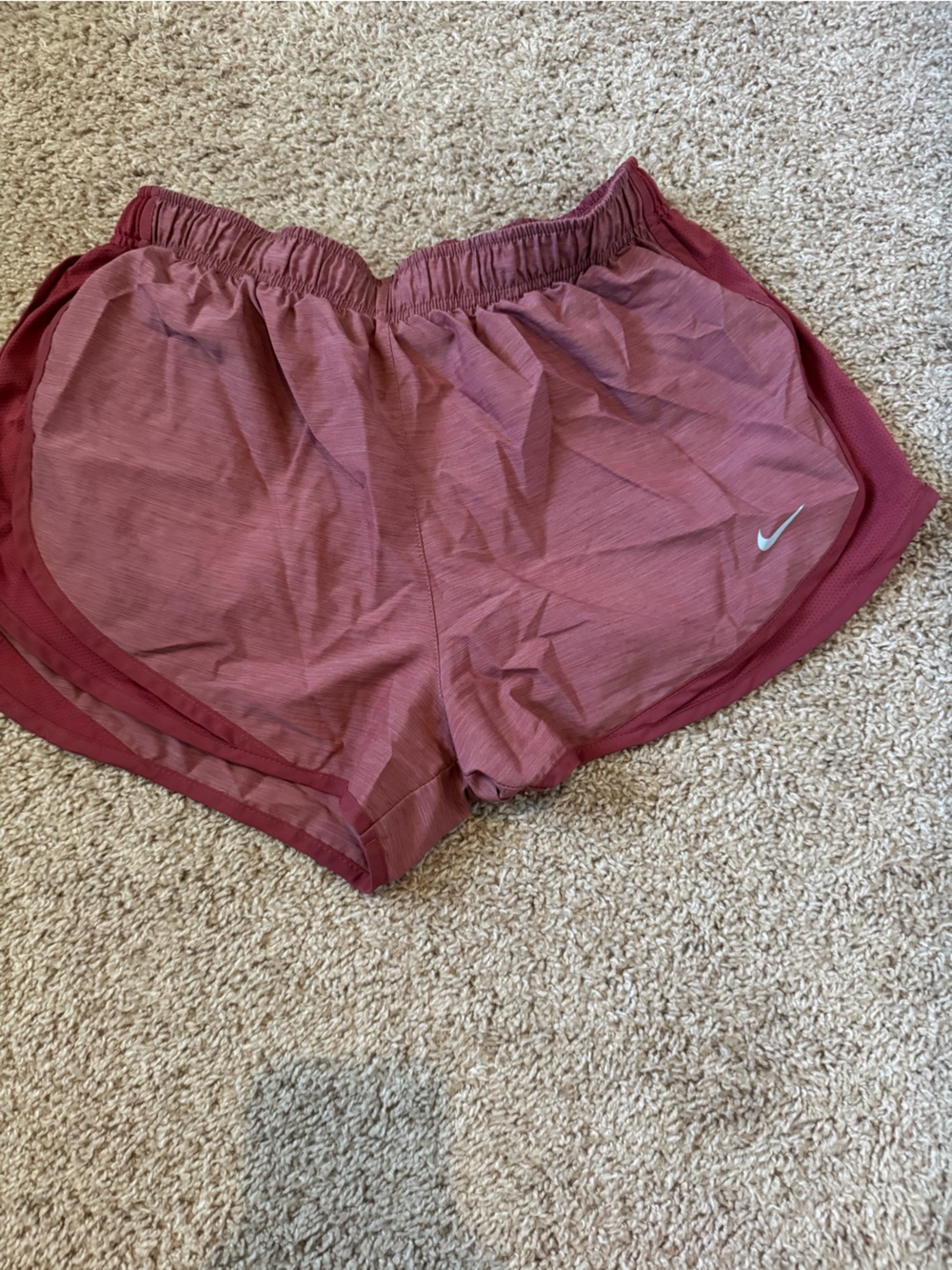 Nike Women's Maroon Running Shorts